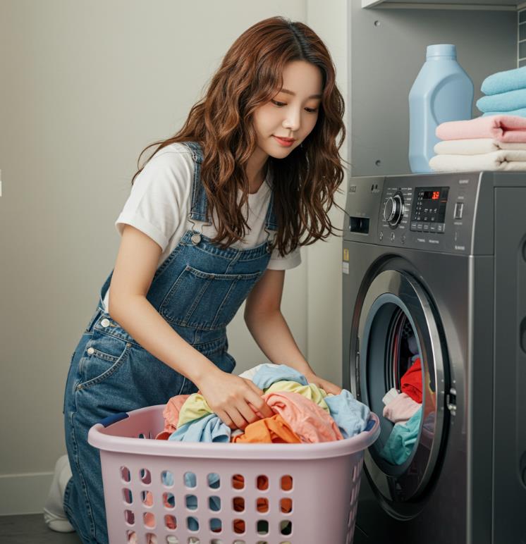 세탁기에서 곰팡이 냄새 나는 이유