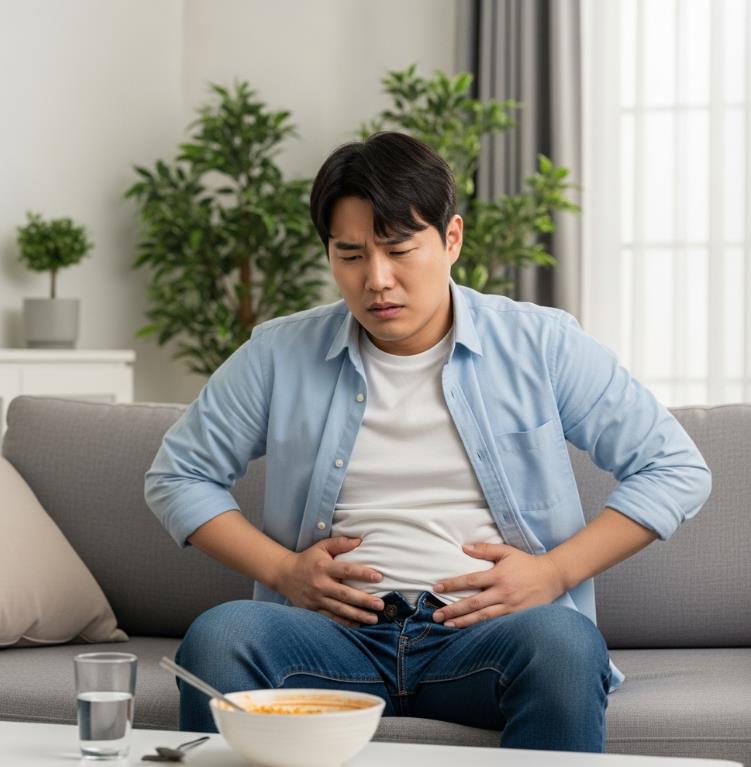속이 자주 더부룩할 때 음식 조합