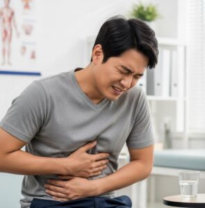 오른쪽 윗배 통증