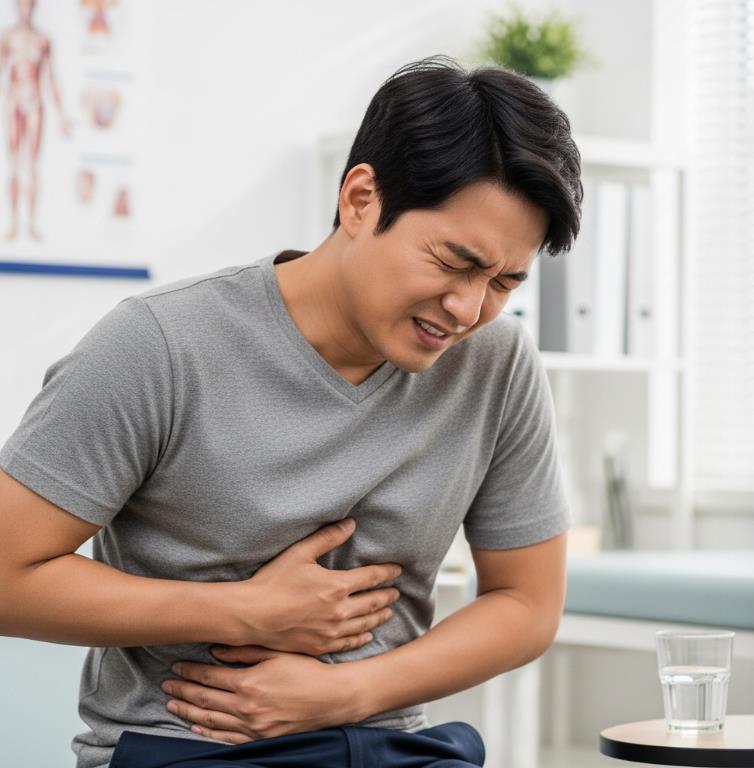 오른쪽 윗배 통증