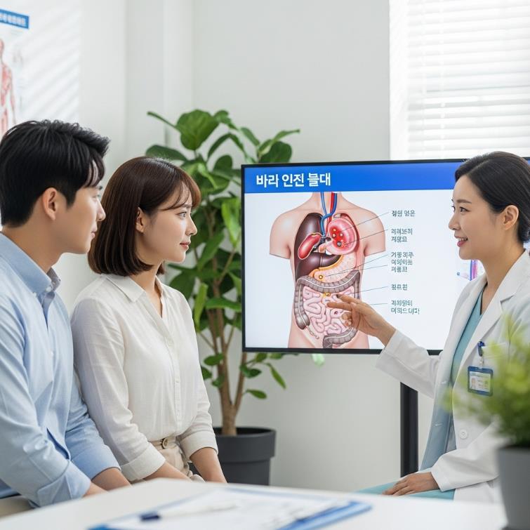 담낭에 생기는 담석