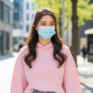 오랜 시간 마스크를 쓰면