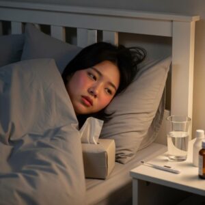 몸살처럼 피곤한데 열이 없을 때