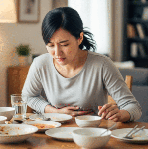 폭식 후 속이 더부룩할 때 바로 해야 할 일은?