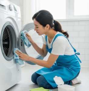 집에서 세탁기 청소하는 간단한 방법