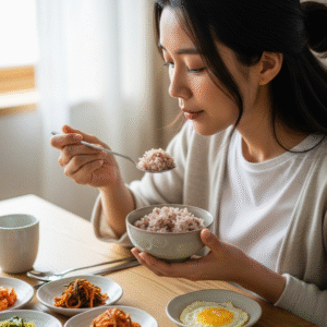 아침에 현미밥 먹으면 좋은 이유