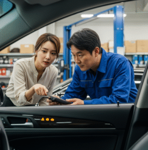 자동차 노란색(주황색) 엔진경고등 켜지는 진짜 이유와 자가진단 및 수리비용 총정리