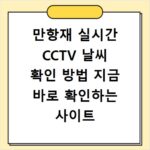 만항재 실시간 CCTV 날씨 확인 방법 지금 바로 확인하는 사이트 바로가기